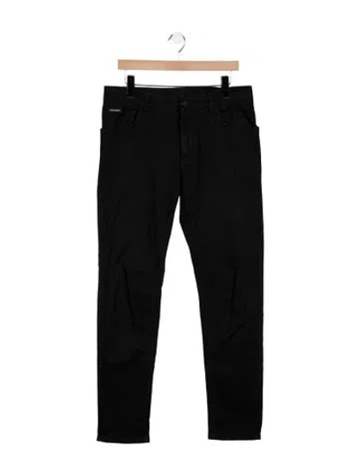 Pre-owned Dolce & Gabbana Skinny Jeans In Black