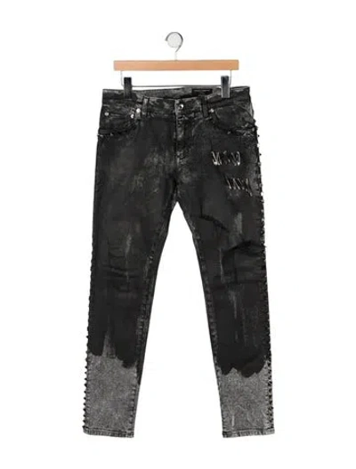 Pre-owned Dolce & Gabbana Skinny Jeans In Black
