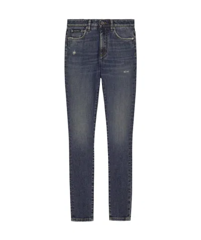 DOLCE & GABBANA DOLCE  GABBANA DISTRESSED SKINNY JEANS