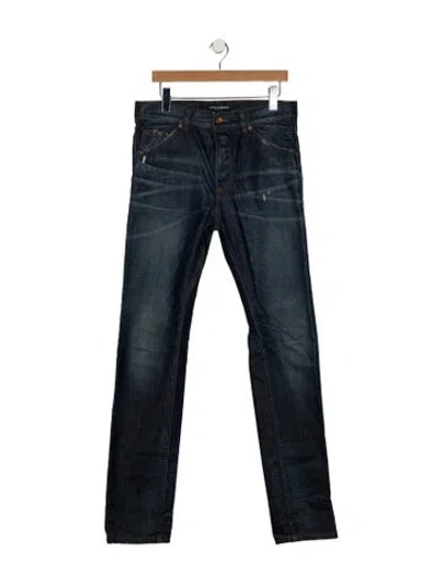 Pre-owned Dolce & Gabbana Skinny Jeans In Blue