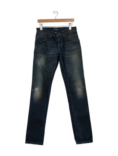 Pre-owned Dolce & Gabbana Skinny Jeans In Blue