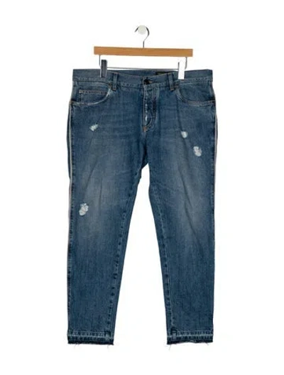 Pre-owned Dolce & Gabbana Skinny Jeans In Blue