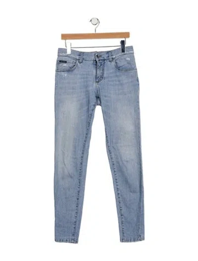Pre-owned Dolce & Gabbana Skinny Jeans In Blue