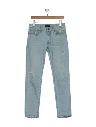 Pre-owned Dolce & Gabbana Skinny Jeans In Blue