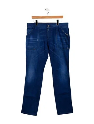 Pre-owned Dolce & Gabbana Skinny Jeans In Blue