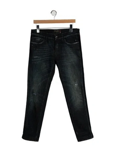 Pre-owned Dolce & Gabbana Skinny Jeans In Blue
