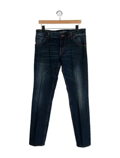 Pre-owned Dolce & Gabbana Skinny Jeans In Blue