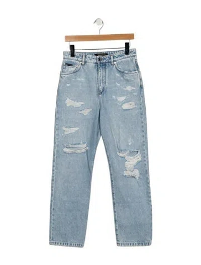 Pre-owned Dolce & Gabbana Skinny Jeans In Blue