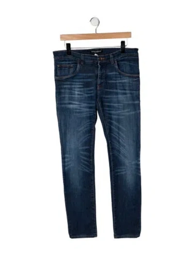 Pre-owned Dolce & Gabbana Skinny Jeans In Blue
