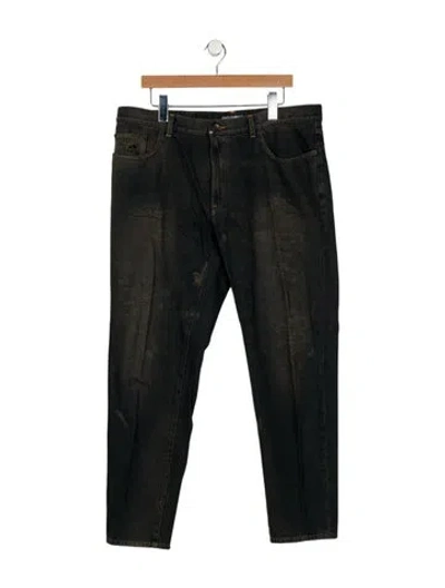 Pre-owned Dolce & Gabbana Skinny Jeans In Brown