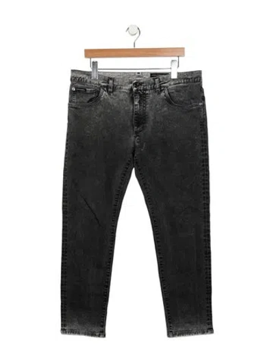 Pre-owned Dolce & Gabbana Skinny Jeans In Gray