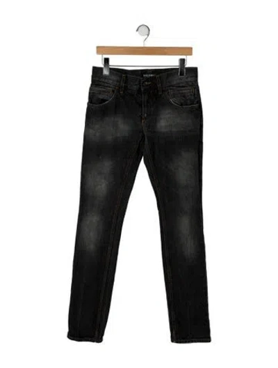 Pre-owned Dolce & Gabbana Skinny Jeans In Gray