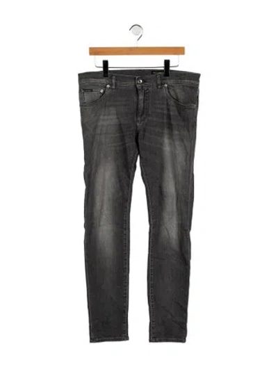 Pre-owned Dolce & Gabbana Skinny Jeans In Gray
