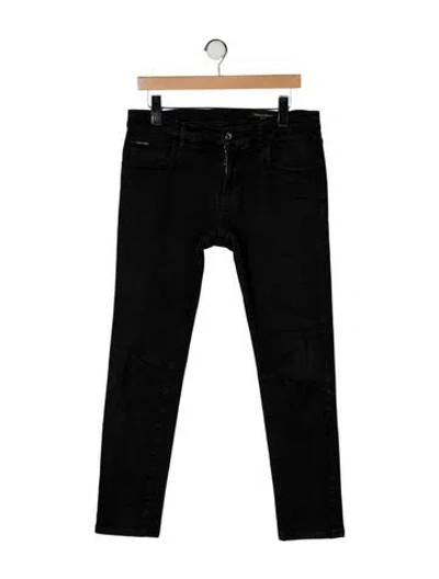 Pre-owned Dolce & Gabbana Skinny Jeans In Gray