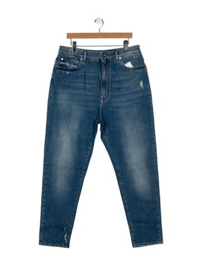 Pre-owned Dolce & Gabbana Skinny Jeans W/ Tags In Blue