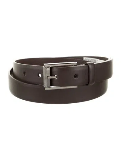 Pre-owned Dolce & Gabbana Skinny Leather Belt In Brown
