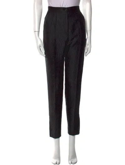 Pre-owned Dolce & Gabbana Skinny Leg Pants In Black