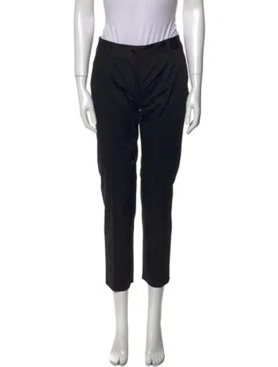 Pre-owned Dolce & Gabbana Skinny Leg Pants In Black