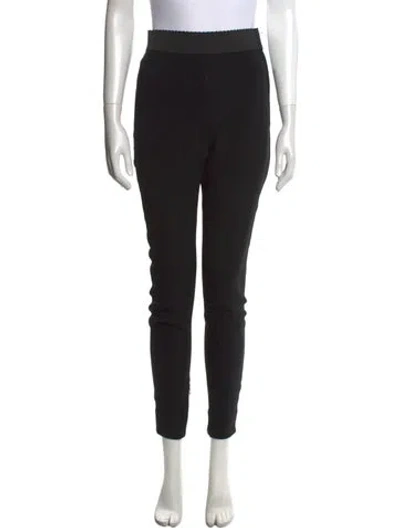 Pre-owned Dolce & Gabbana Skinny Leg Pants In Black