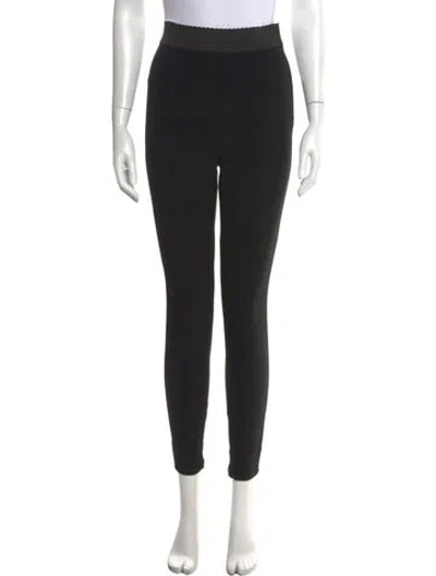 Pre-owned Dolce & Gabbana Skinny Leg Pants In Black