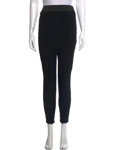 Pre-owned Dolce & Gabbana Skinny Leg Pants In Black