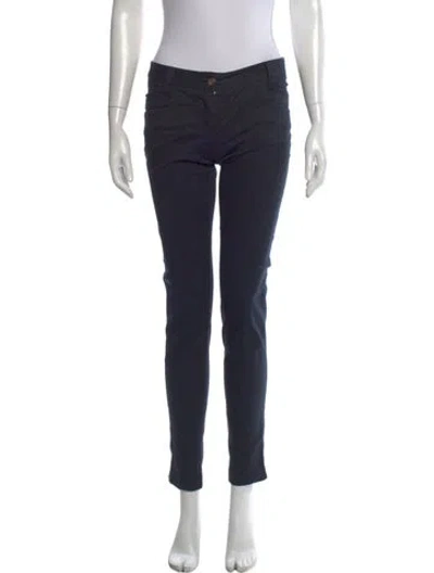 Pre-owned Dolce & Gabbana Skinny Leg Pants In Blue