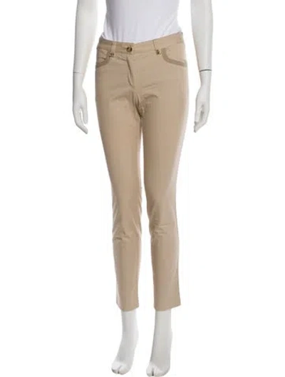 Pre-owned Dolce & Gabbana Skinny Leg Pants In Neutral
