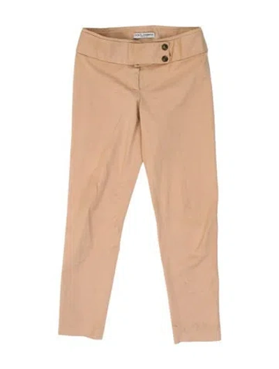 Pre-owned Dolce & Gabbana Skinny Leg Pants In Neutral