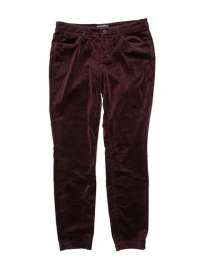 Pre-owned Dolce & Gabbana Skinny Leg Pants In Purple