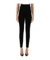 Dolce & Gabbana High Waisted Skinny-fit Trousers In Black