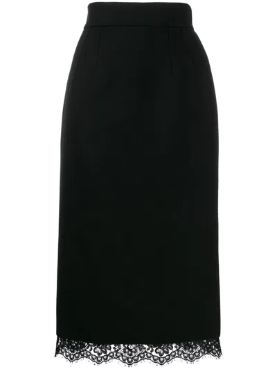 Dolce & Gabbana Skirt In Black  