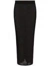 Dolce & Gabbana Dg-jacquard Midi Skirt In Black