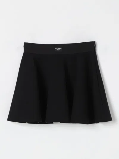 DOLCE & GABBANA SKIRT DOLCE & GABBANA KIDS COLOR BLACK,412016002