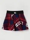 Dolce & Gabbana Multicolor Skirt For Girl With Logo In Multi