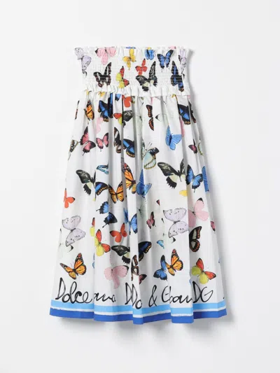 DOLCE & GABBANA SKIRT DOLCE & GABBANA KIDS COLOR MULTICOLOR,G67148005