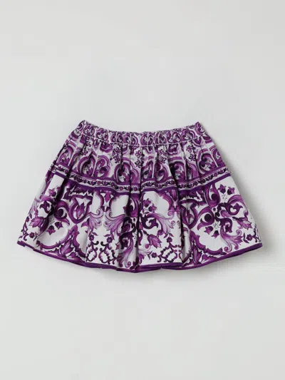 Dolce & Gabbana Skirt  Kids Colour Violet In Purple