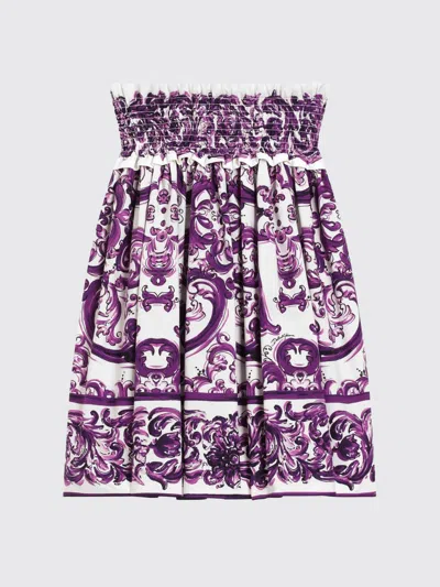 Dolce & Gabbana Skirt  Kids Color Violet In Purple