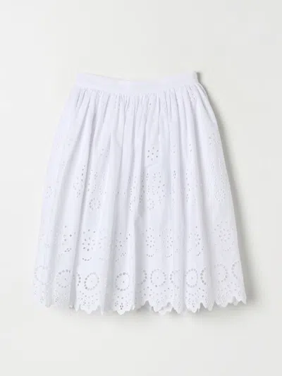 DOLCE & GABBANA SKIRT DOLCE & GABBANA KIDS COLOR WHITE,F97907001