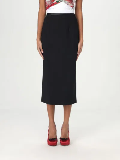 DOLCE & GABBANA SKIRT DOLCE & GABBANA WOMAN COLOR BLACK,G76315002