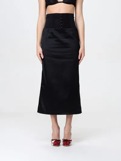 DOLCE & GABBANA SKIRT DOLCE & GABBANA WOMAN COLOR BLACK,G78077002