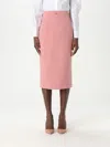 Dolce & Gabbana Midi Pencil Skirt In Pink