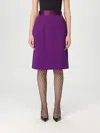 DOLCE & GABBANA SKIRT DOLCE & GABBANA WOMAN COLOR VIOLET,G55338019