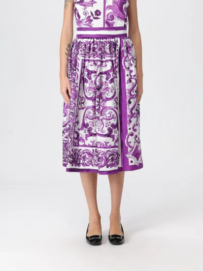 Dolce & Gabbana Skirt  Woman Color Violet In Purple