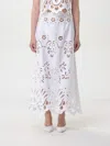 Dolce & Gabbana Longue Skirt With Cut-out In Weiss