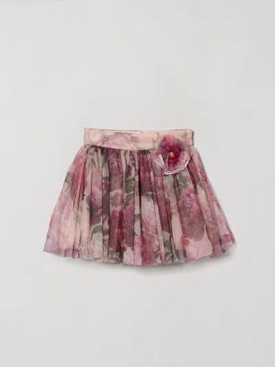 Dolce & Gabbana Skirt Kids Color Pink In Brown