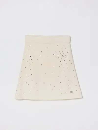 Dolce & Gabbana Skirt Kids  In White