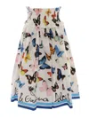 Dolce & Gabbana Graphic-print Midi Skirt In Multi