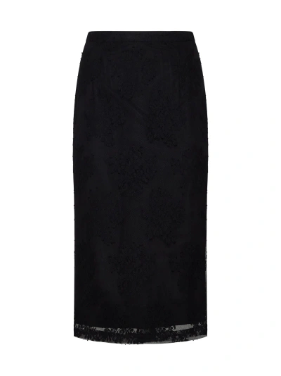 Dolce & Gabbana Skirt In Nero