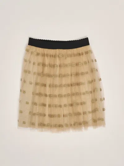 Dolce & Gabbana Kids' Skirt Skirt In Brown
