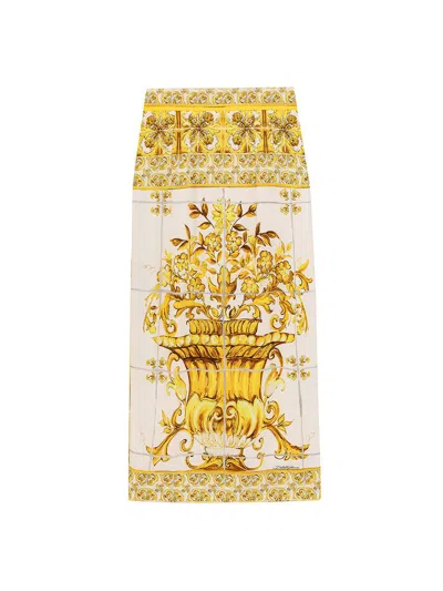 Dolce & Gabbana Skirt In Yellow